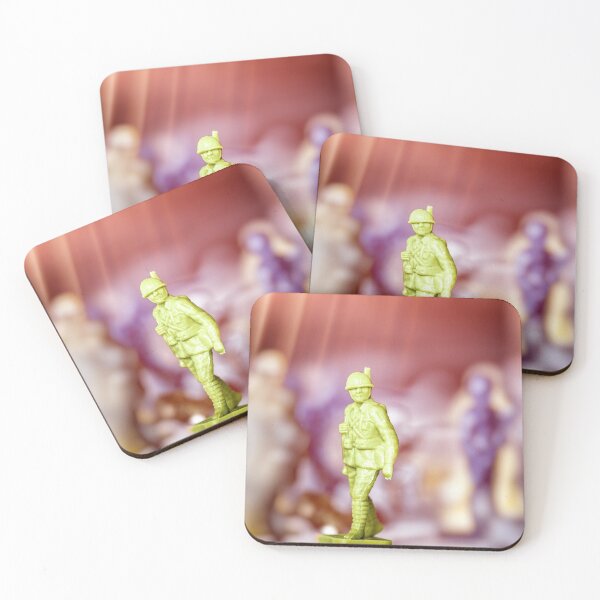 Item preview, Crowd of little soldier toy in selective focus war concept designed and sold by Grégory DUBUS.