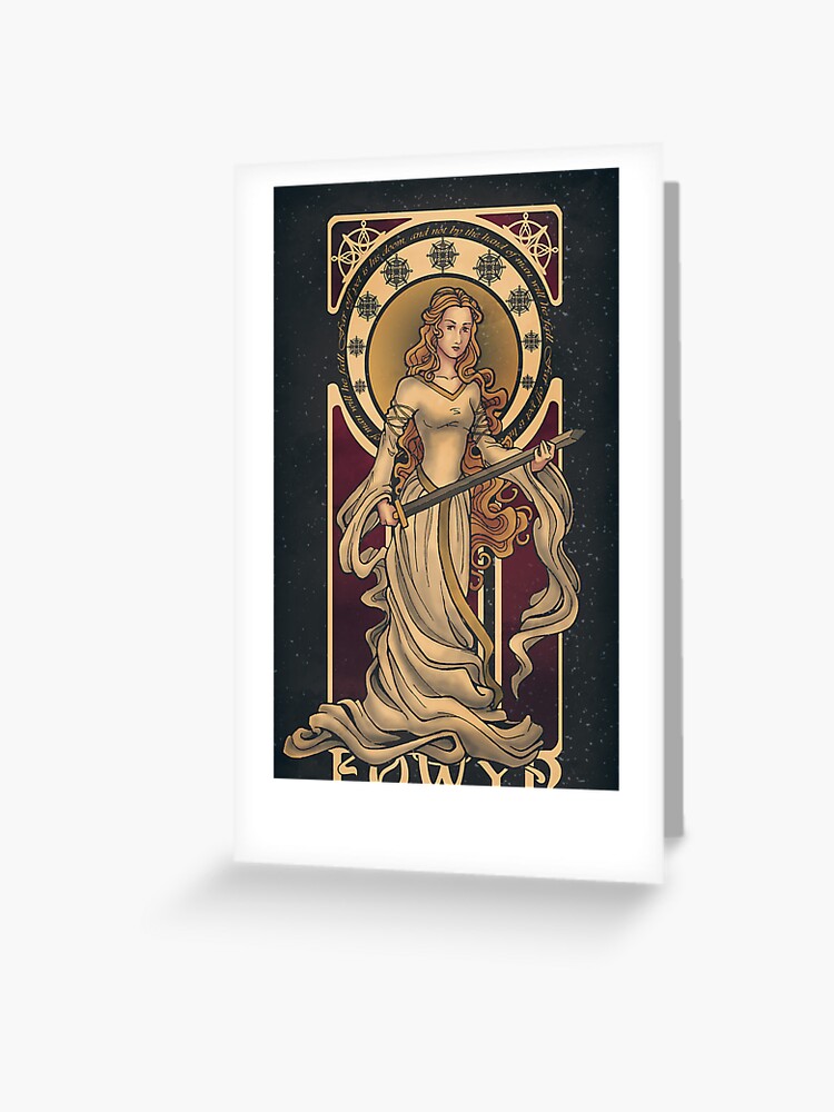 Shieldmaiden of Rohan Greeting Card for Sale by Christadaelia