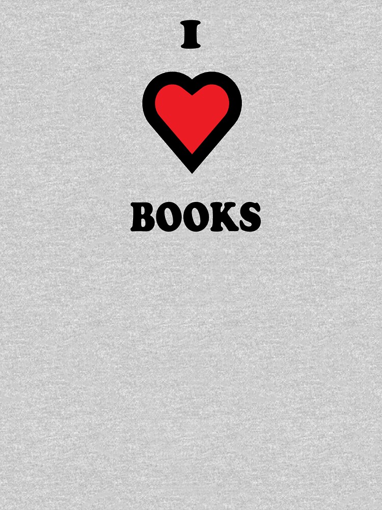 i love books tshirt