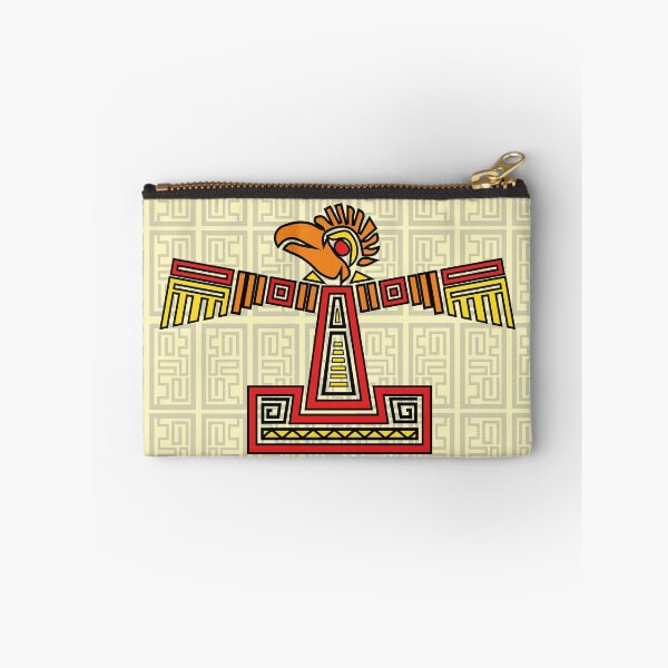 Item preview, Aztec Eagle Design Red, Yellow and orange with aztec style background designed and sold by Jake Purcell.