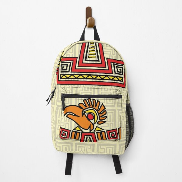Item preview, Aztec Eagle Design Red, Yellow and orange with aztec style background designed and sold by Jake Purcell.