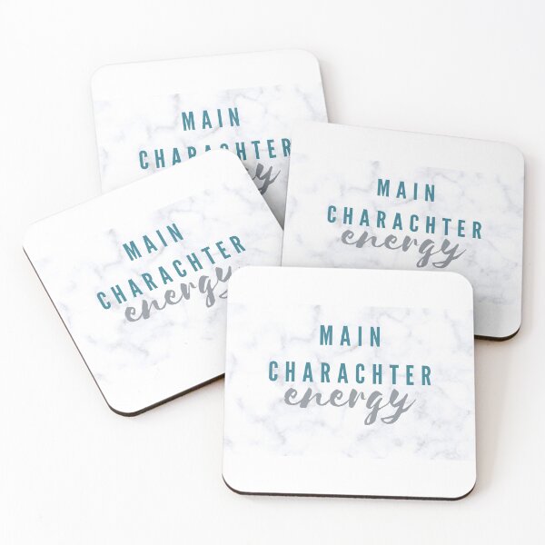 Main Character Energy Coasters (Set of 4)