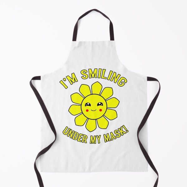 Item preview, I'm Smiling Under My Mask Sunflower designed and sold by funnytshirtemp.