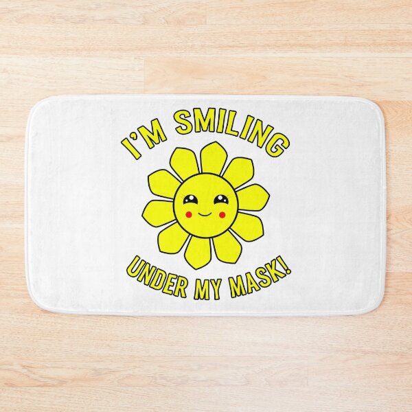 Item preview,  I'm Smiling Under My Mask Sunflower designed and sold by funnytshirtemp.