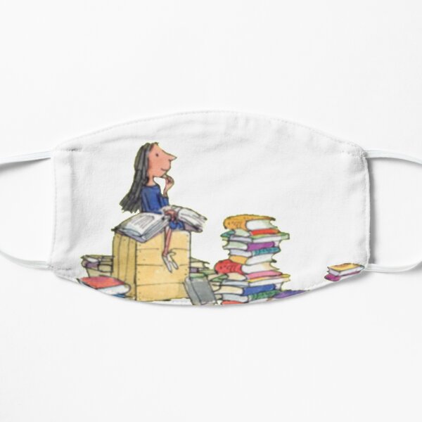 Matilda and her books! Flat Mask