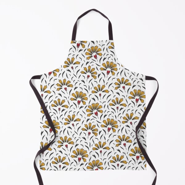 Item preview, Abstract Yellow Flowers designed and sold by vibesofcolor.