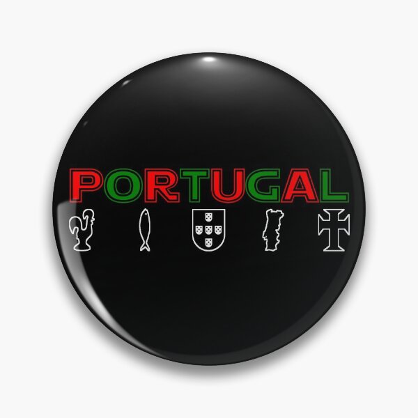 Item preview, Portugal white symbols galo barcelos sardine quinas map cross designed and sold by AweCustomMerch.