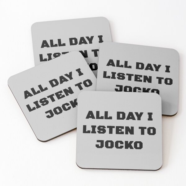 Item preview, ALL DAY I LISTEN TO JOCKO designed and sold by WarGear.