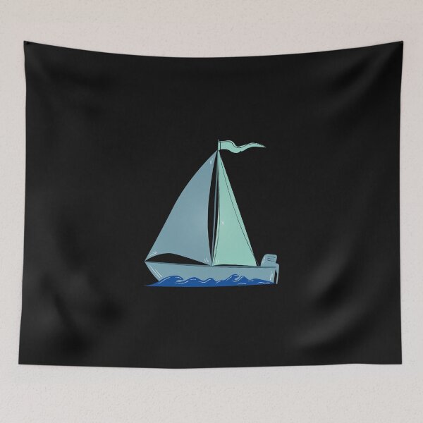 Item preview, Blue Sailing Ship BIRTHDAY GIFT designed and sold by GBDesigner.