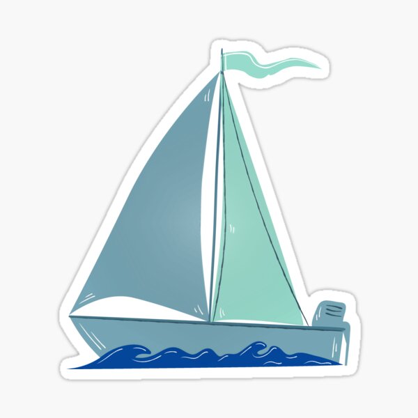 Item preview, Blue Sailing Ship BIRTHDAY GIFT designed and sold by GBDesigner.