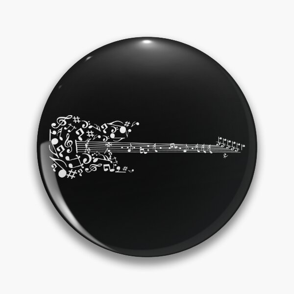 Item preview, Music Notes Guitar designed and sold by Yernarb.