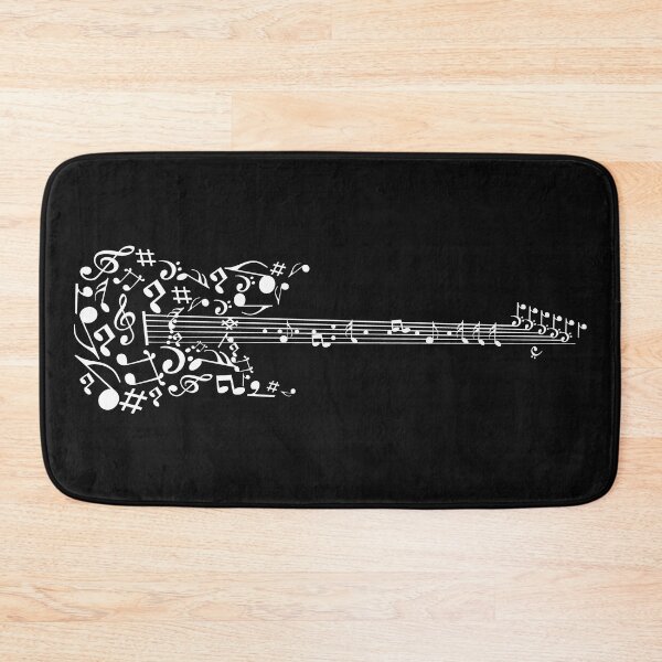 Item preview, Music Notes Guitar designed and sold by Yernarb.