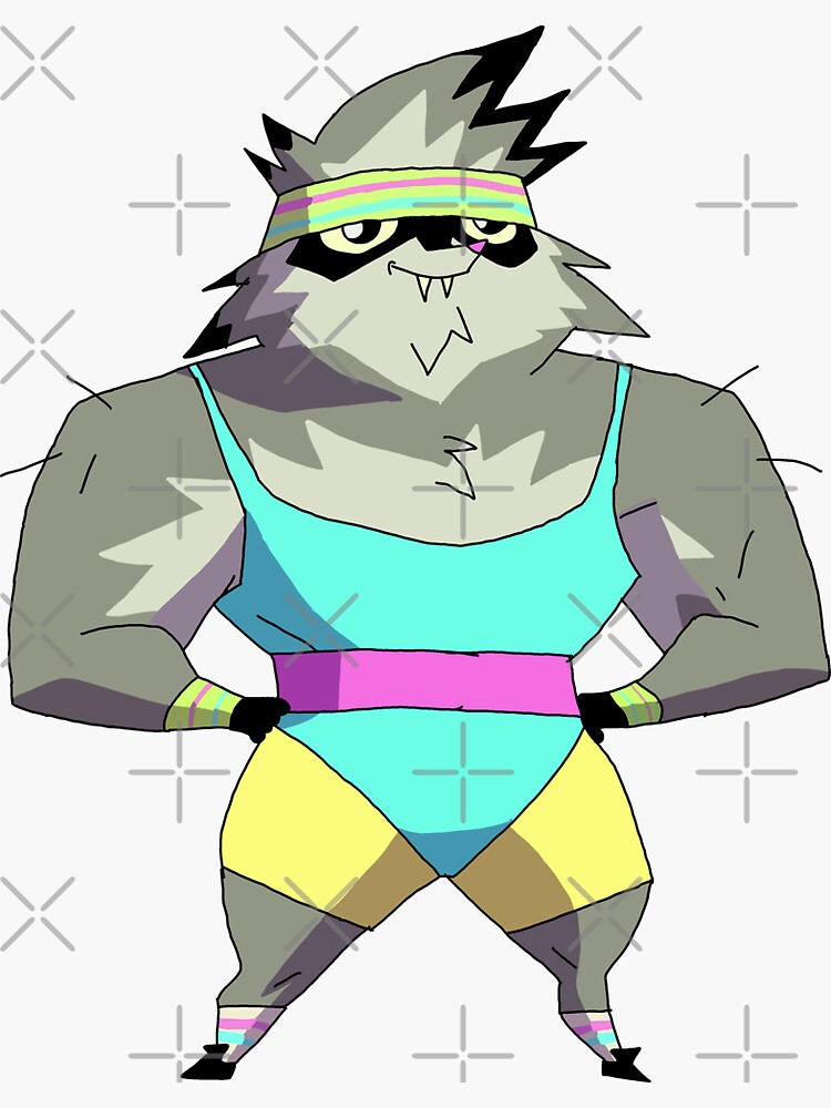 "Exercise Raccoon Kipo And The Age Of Wonderbeasts" Sticker by