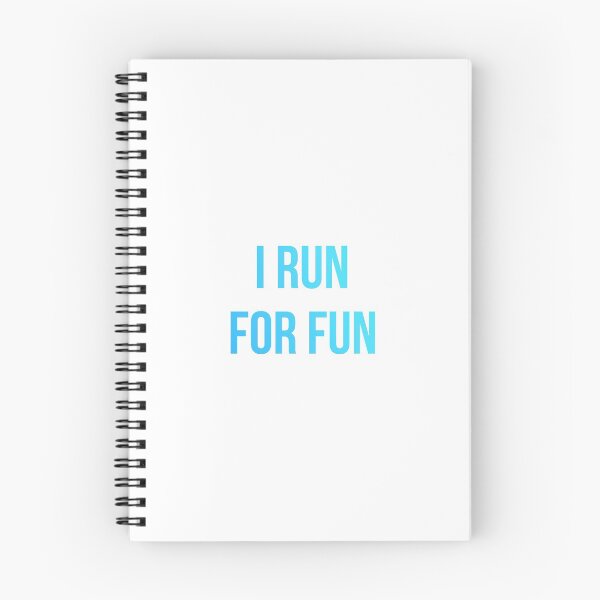 Item preview, I Run For Fun Blue Gradient designed and sold by jackknite.