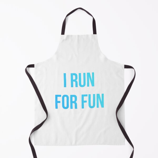 Item preview, I Run For Fun Blue Gradient designed and sold by jackknite.