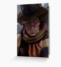 Fourth Doctor - Tom Baker Greeting Card