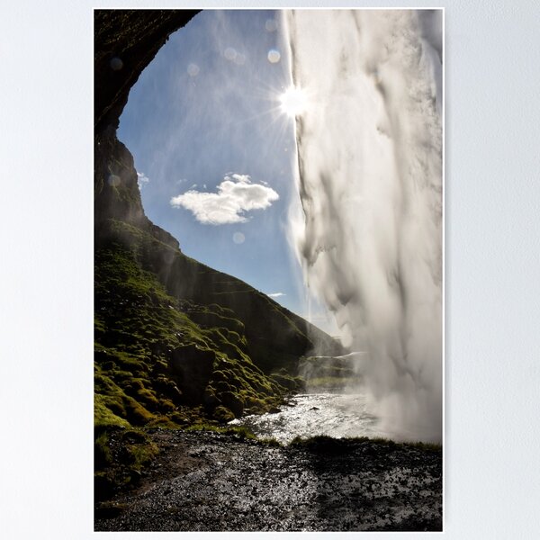 Item preview, Behind Seljalandsfoss designed and sold by elisainiceland.