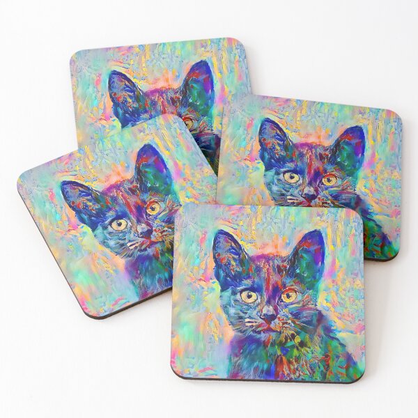 Item preview, Abstractions of abstract abstraction of cat designed and sold by blackhalt.