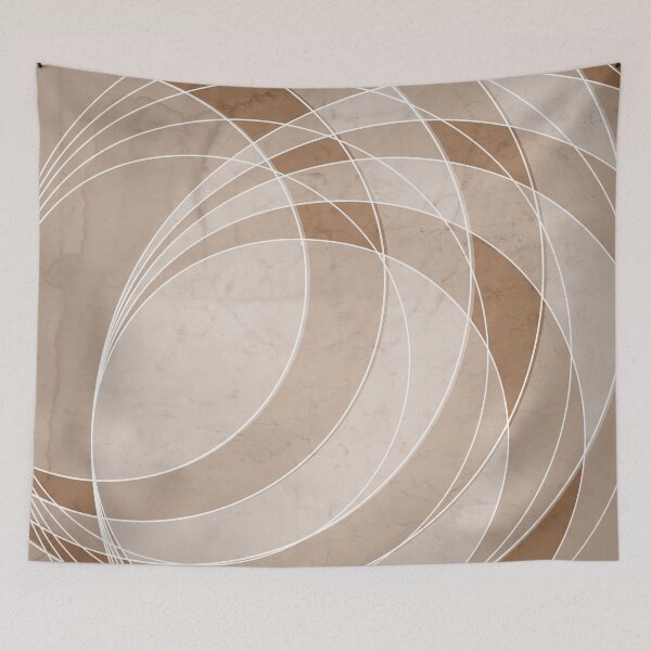 Item preview, Orbiting Circle Design in Cinnamon designed and sold by simplydesignart.