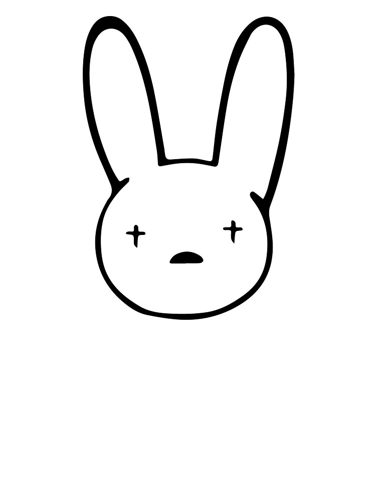 Bad Bunny Oasis Logo Pattern (White on Black) | Backpack