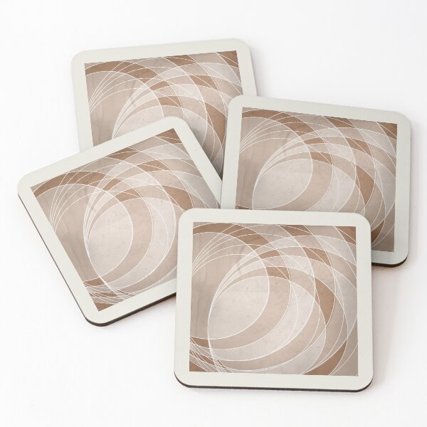 Item preview, Orbiting Circle Design in Cinnamon designed and sold by simplydesignart.