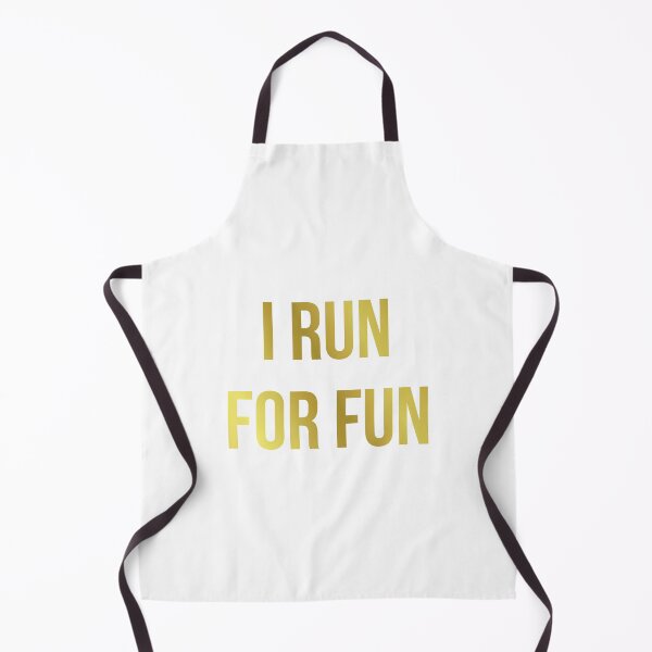 Item preview, I Run For Fun Gold designed and sold by jackknite.