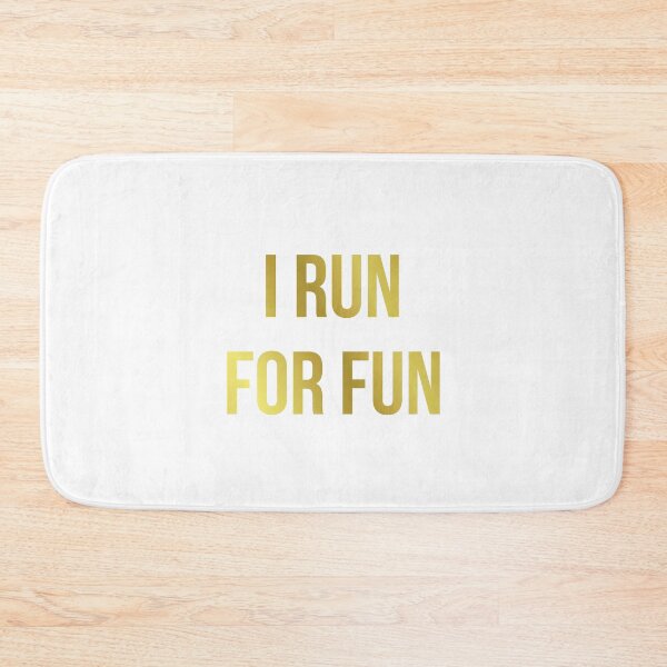 Item preview, I Run For Fun Gold designed and sold by jackknite.