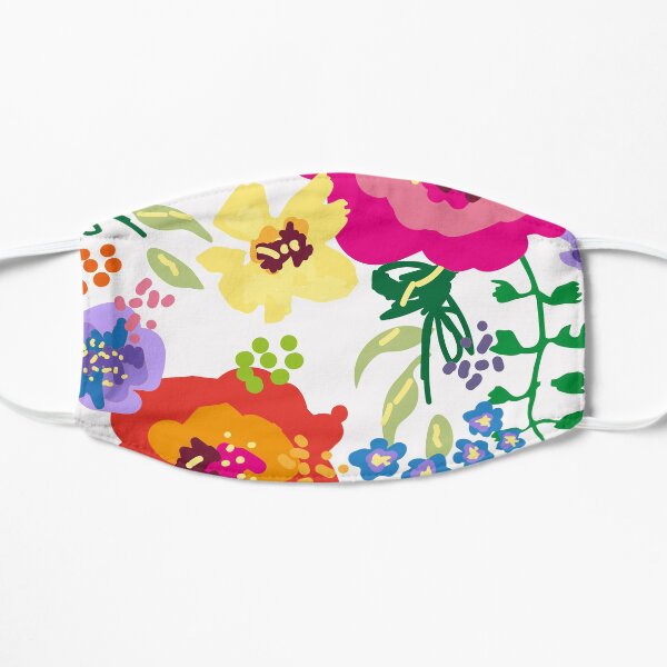 Large Print Springtime Floral Mask