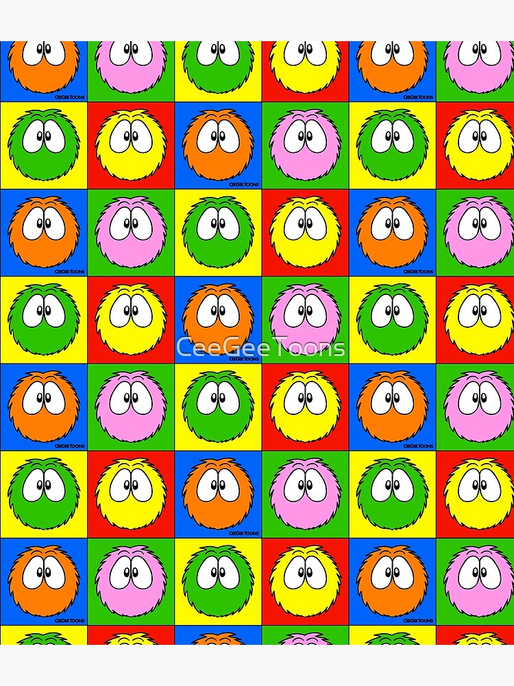 Popart Fluffballs by CeeGeeToons