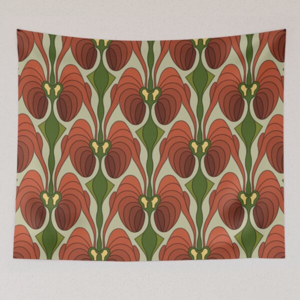 Item preview, K.Moser Line Flower - Reds designed and sold by Raw-Run.