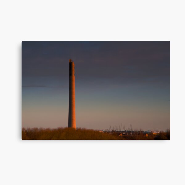 National Lift Tower Dawn Side Lighting Canvas Print