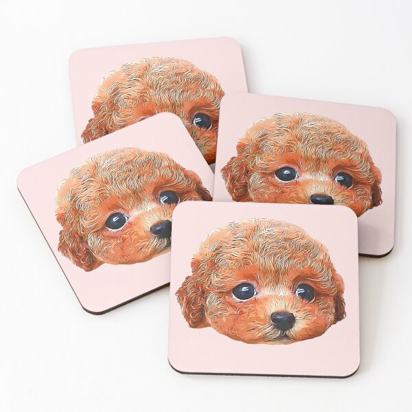 Item preview, Poodle Teddy Puppy Dog Super Cute Art designed and sold by ElegantCat.