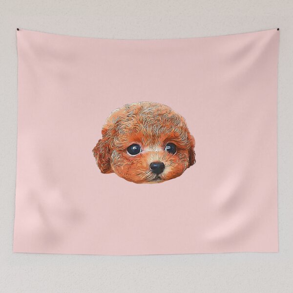Item preview, Poodle Teddy Puppy Dog Super Cute Art designed and sold by ElegantCat.