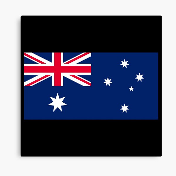 Best Seller - Australia Flag Merchandise Canvas Print