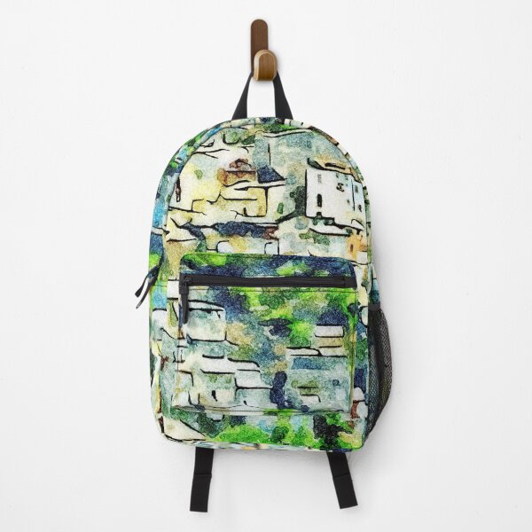 Item preview, Buildings of the village on the hill among the trees designed and sold by Giuseppe Cocco.