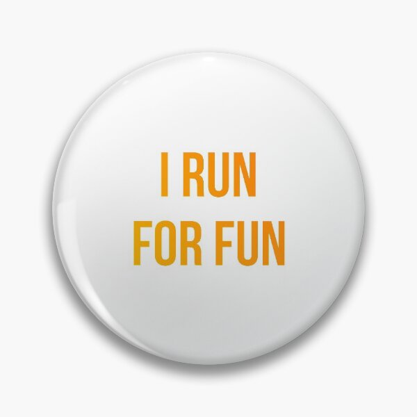 Item preview, I Run For Fun Orange Gradient designed and sold by jackknite.