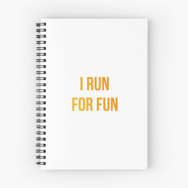 Item preview, I Run For Fun Orange Gradient designed and sold by jackknite.