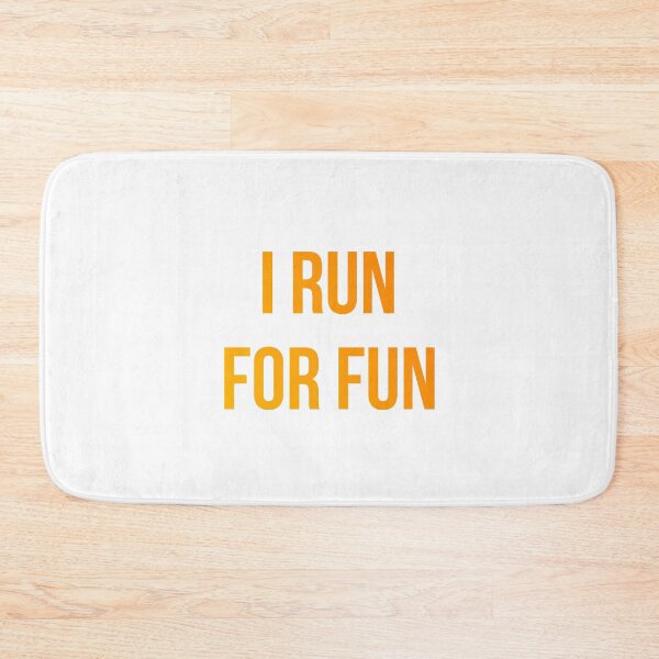 Item preview, I Run For Fun Orange Gradient designed and sold by jackknite.