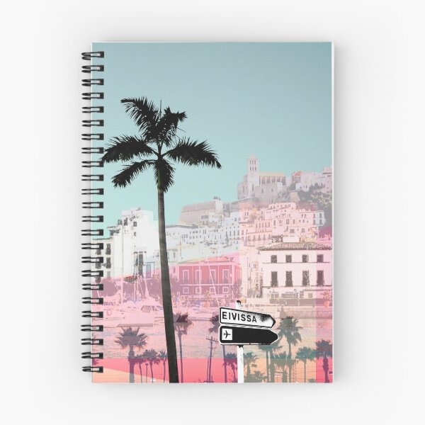 Item preview, Ibiza Eivissa Pop Art Spain Palmtree Wanderlust Modern Art Collage designed and sold by ExquisiteShots.