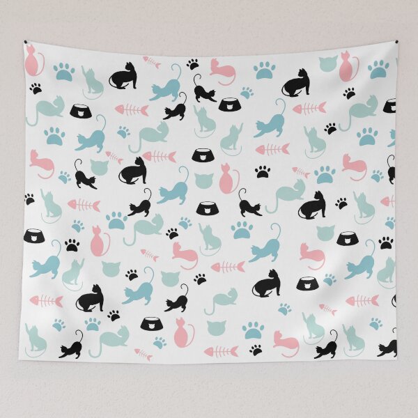 Item preview, Cats pattern designed and sold by magenta-dream.