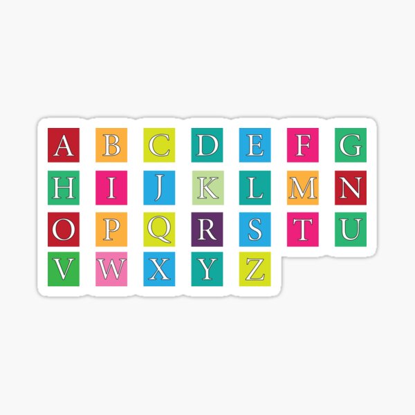 Item preview, alphabet full ABCD designed and sold by gpsapparel.