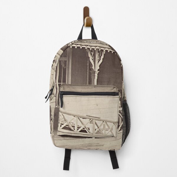 Item preview, Vintage wooden architectural exterior view  designed and sold by Vintage Designs +.