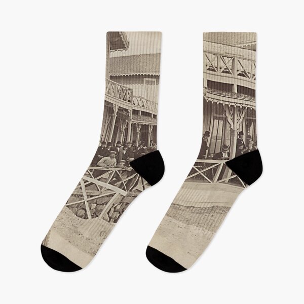 Item preview, Vintage wooden architectural exterior view  designed and sold by Vintage Designs +.