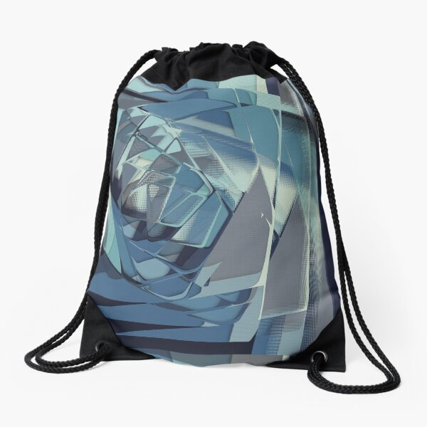 Abstract Melt 4 Drawstring Bag