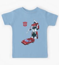 Sideswipe (light coloured T-shirts) Kids Tee
