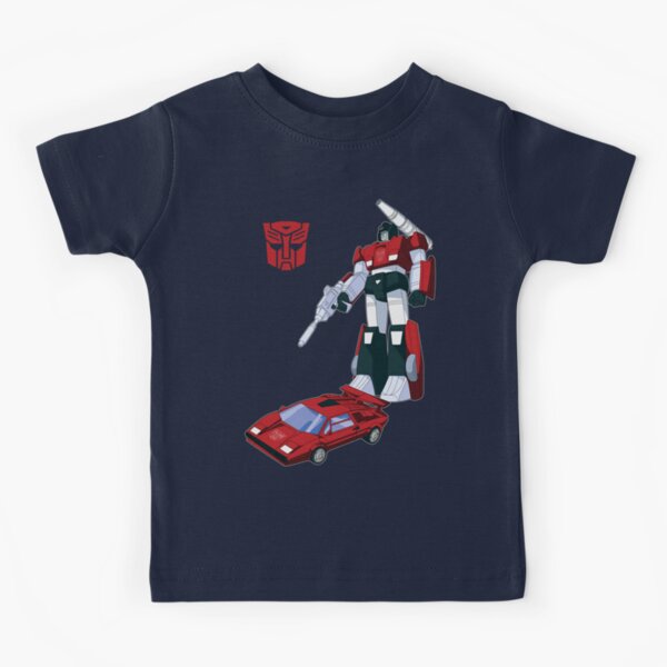 Sideswipe (dark coloured T-shirts) Kids T-Shirt