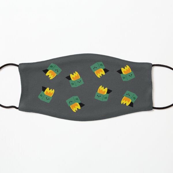 Dumpster Fire Pattern Kids Mask