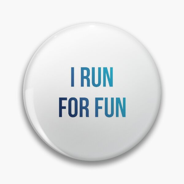 Item preview, I Run For Fun Deep Blue Gradient designed and sold by jackknite.