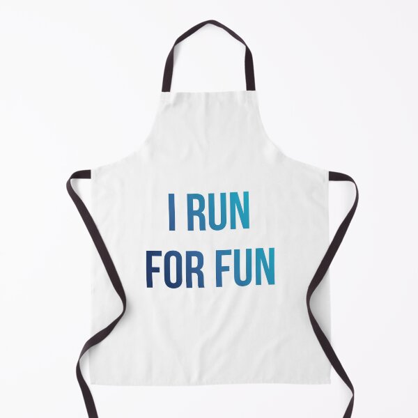 Item preview, I Run For Fun Deep Blue Gradient designed and sold by jackknite.