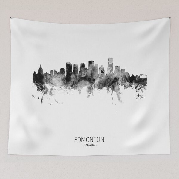 Item preview, Edmonton Canada Skyline designed and sold by ArtPrints.